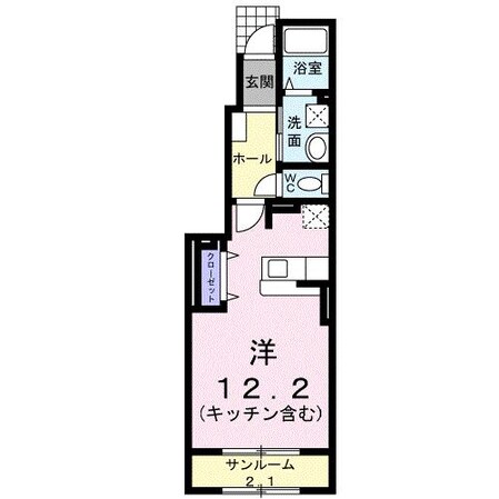 フォルスラーマⅡの物件間取画像